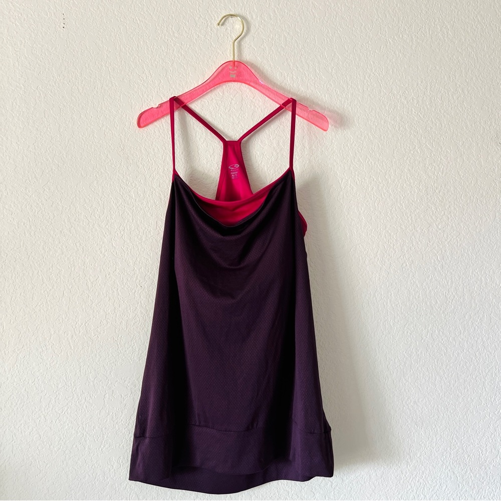 C9 by Champion Duo Dry Racerback Sports Bra & Workout Top Size XL